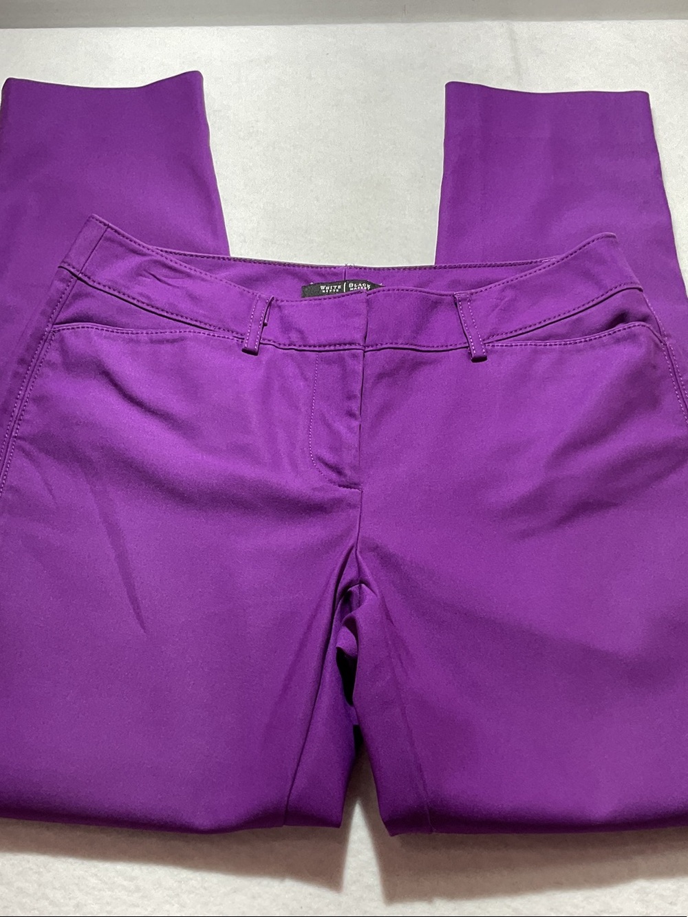 White House Black Market Purple Slim Pants - Picture 2 of 6
